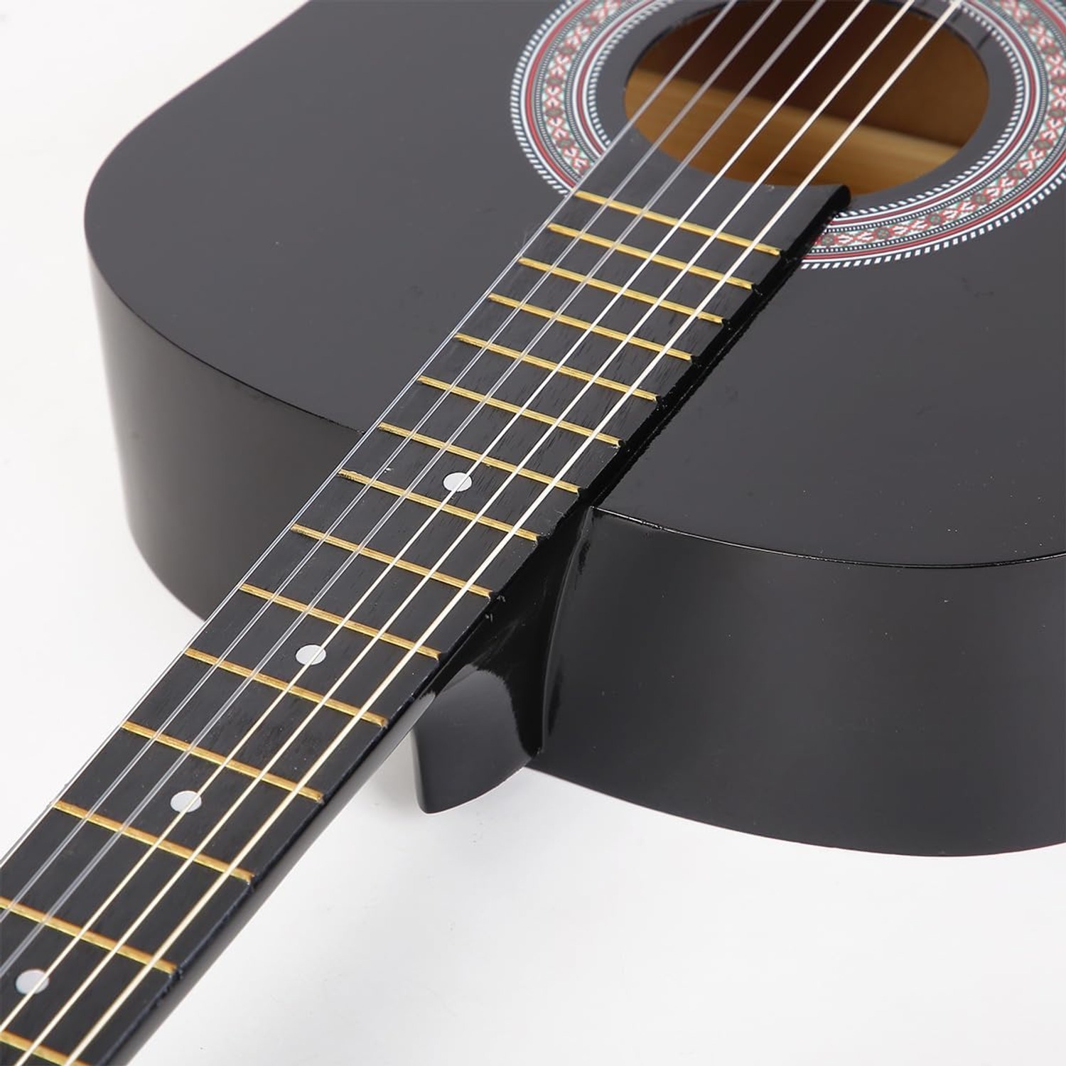 38 Inch Classical Guitar Starter Kit with Gig Bag, Capo and Strap