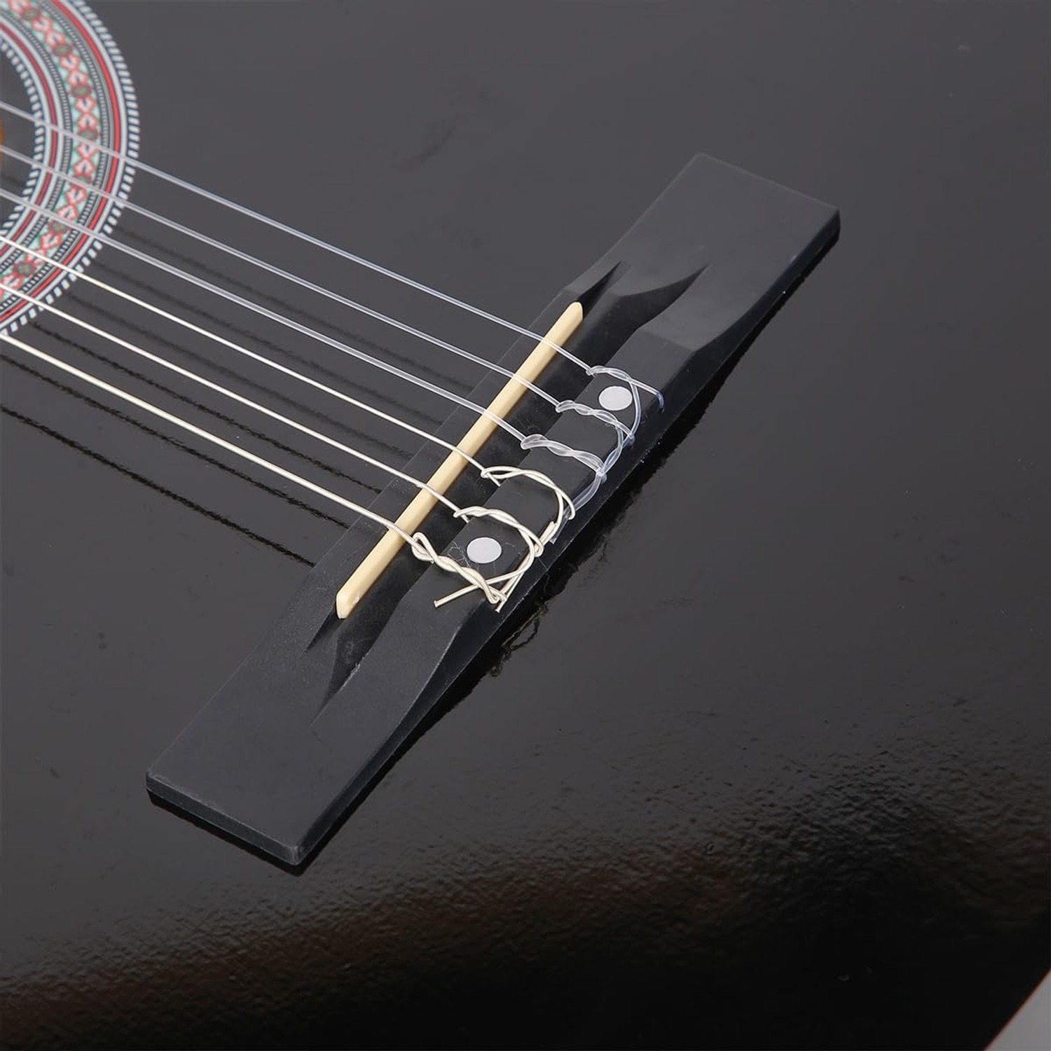 38 Inch Classical Guitar Starter Kit with Gig Bag, Capo and Strap
