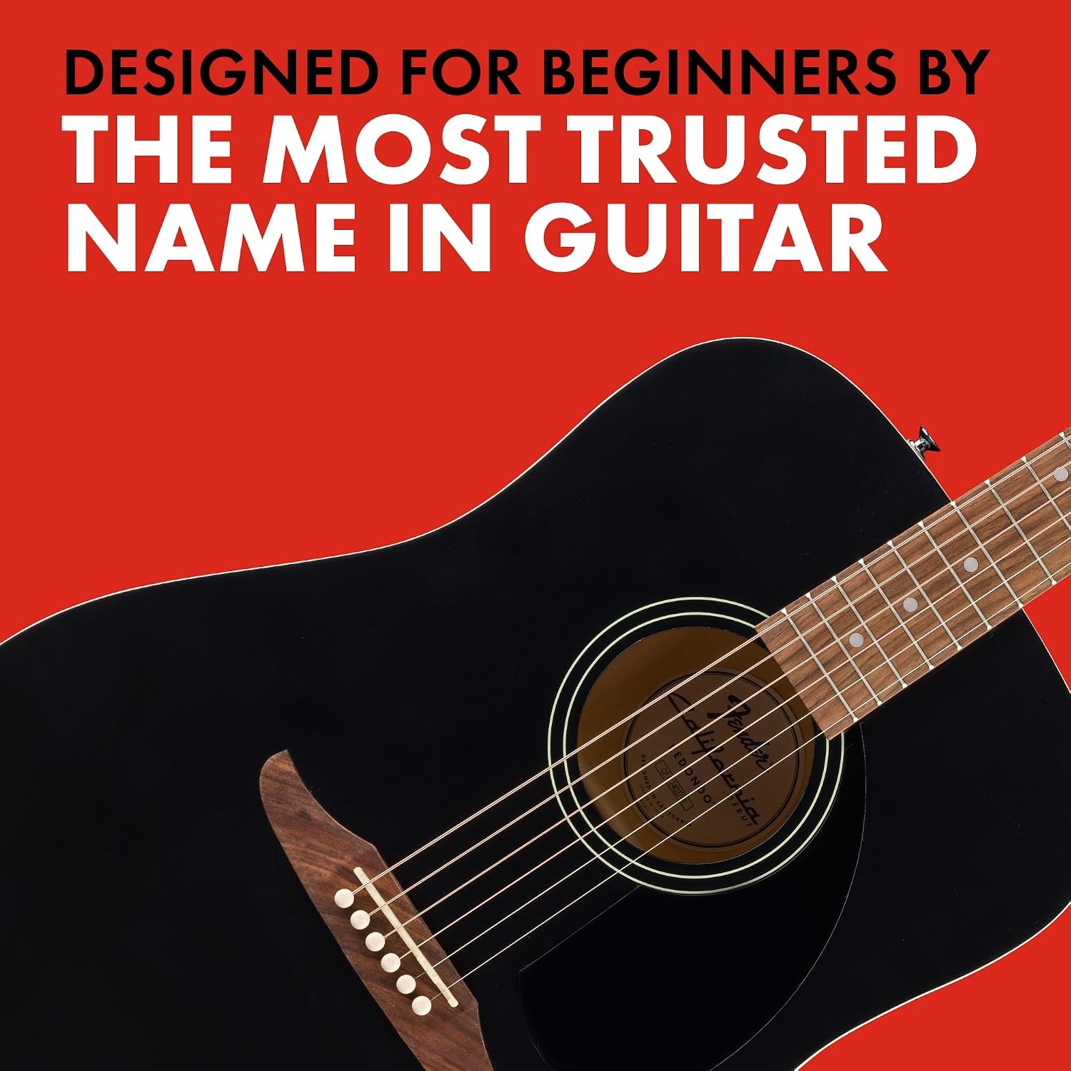Fender California Debut Redondo Dreadnought Acoustic Guitar: image 4