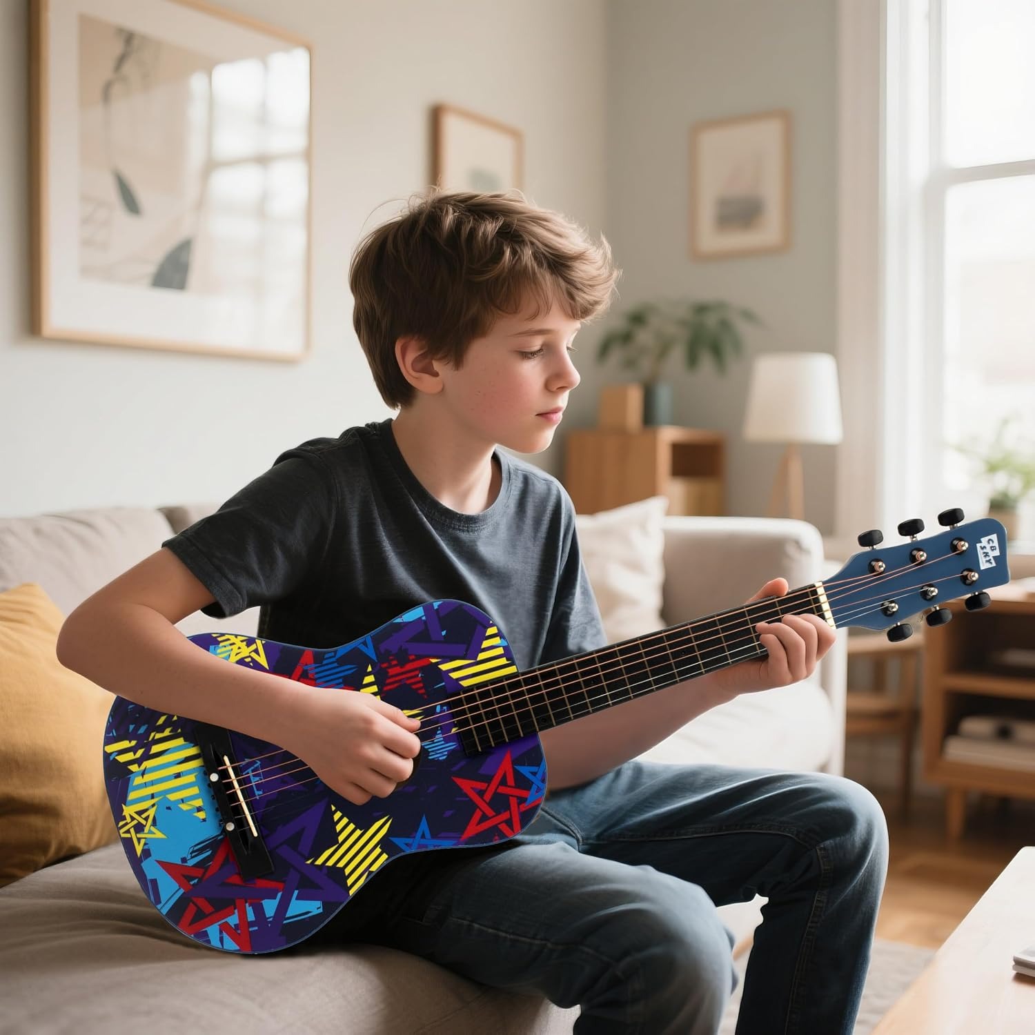 CB SKY 30-Inch Kids Acoustic Guitar: image 5