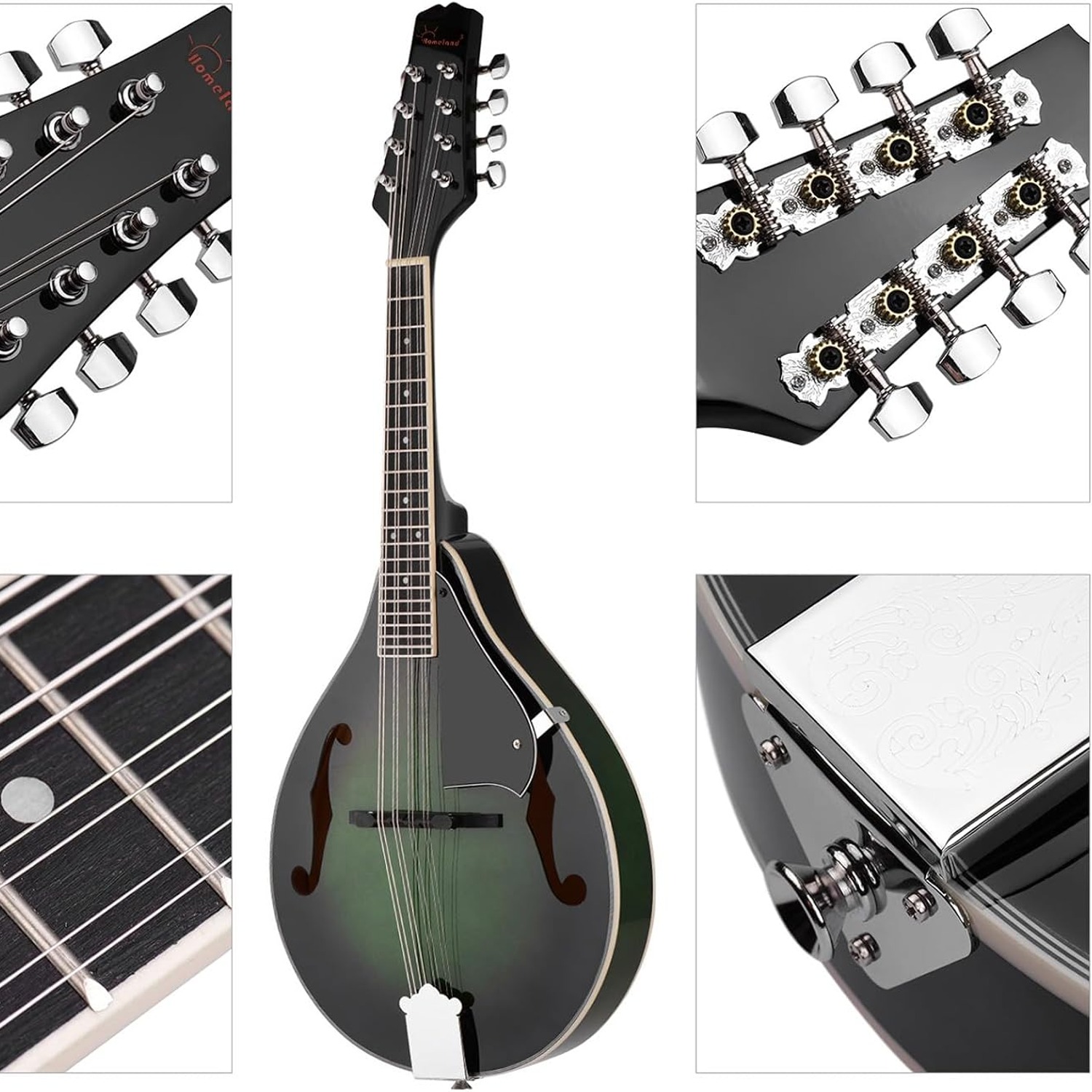 A-Style 8-String Mandolin with Storage Bag: image 6